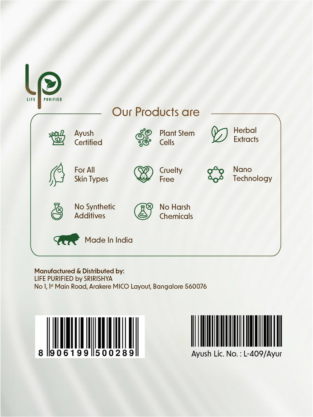 Life Purified Lepakalpana Rhassoul Face Mask