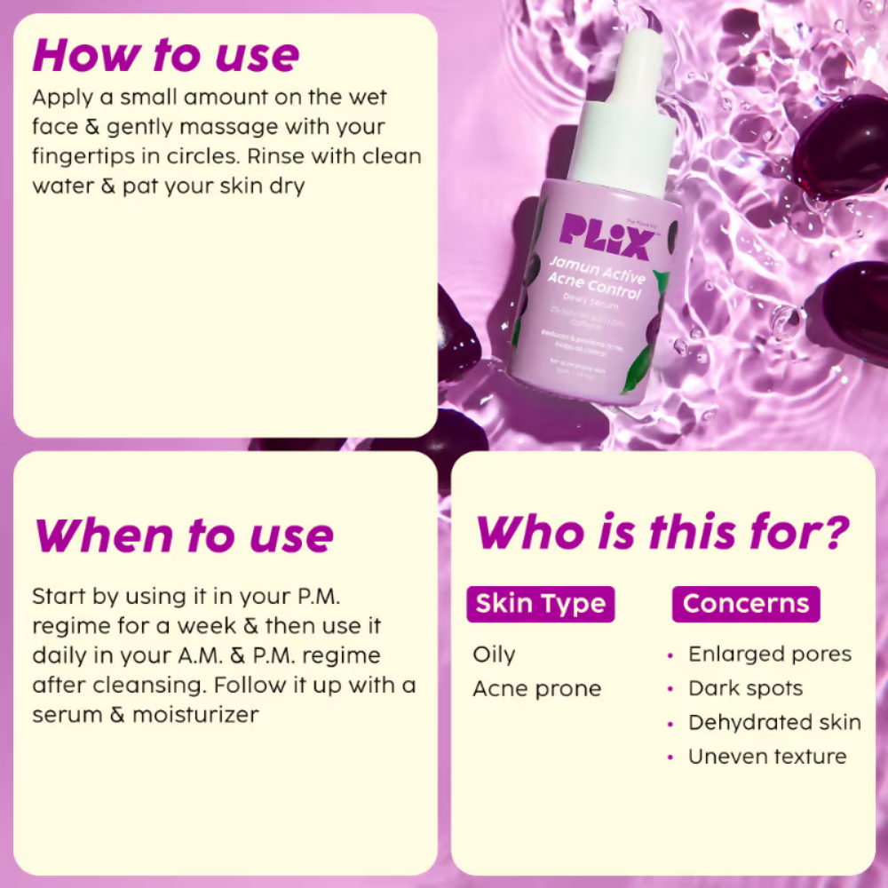 PLIX The Plant Fix Jamun Skincare Combo