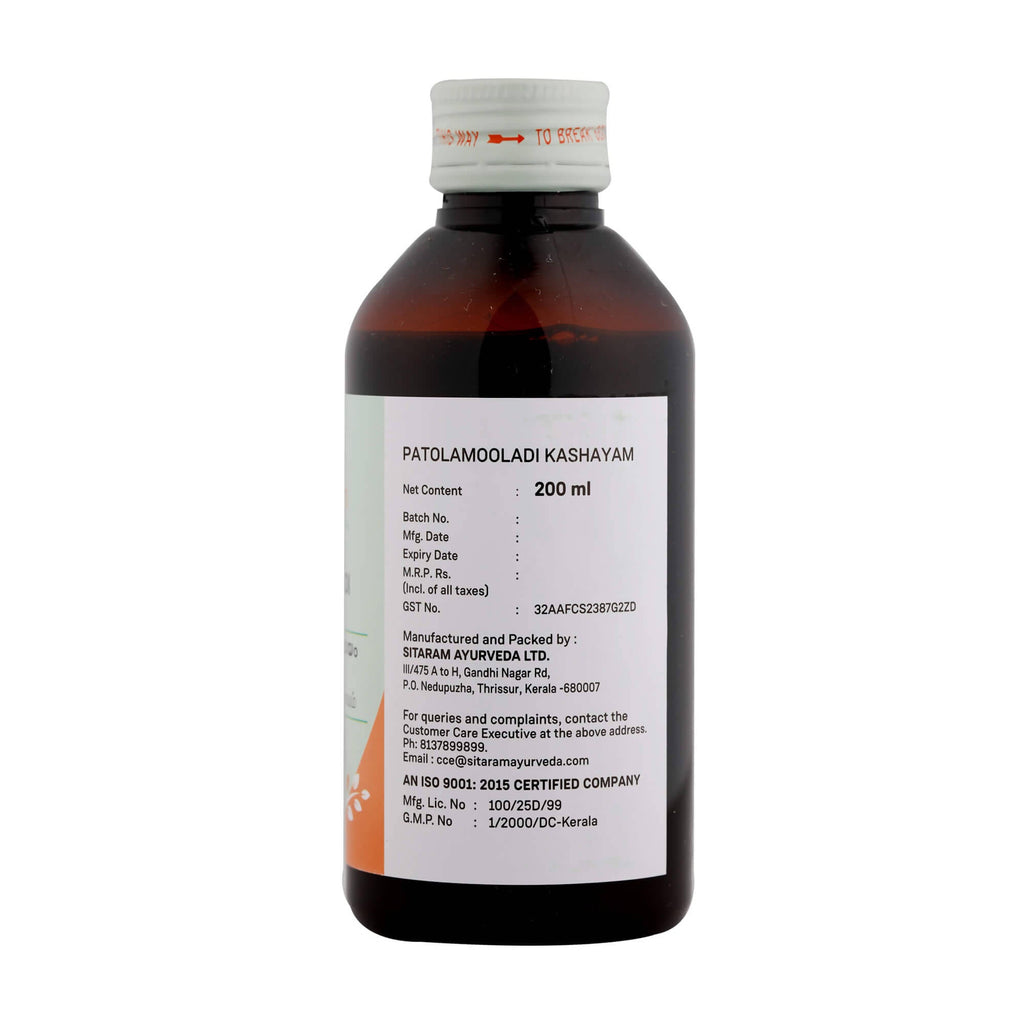 Sitaram Ayurveda Patolamooladi Kashayam