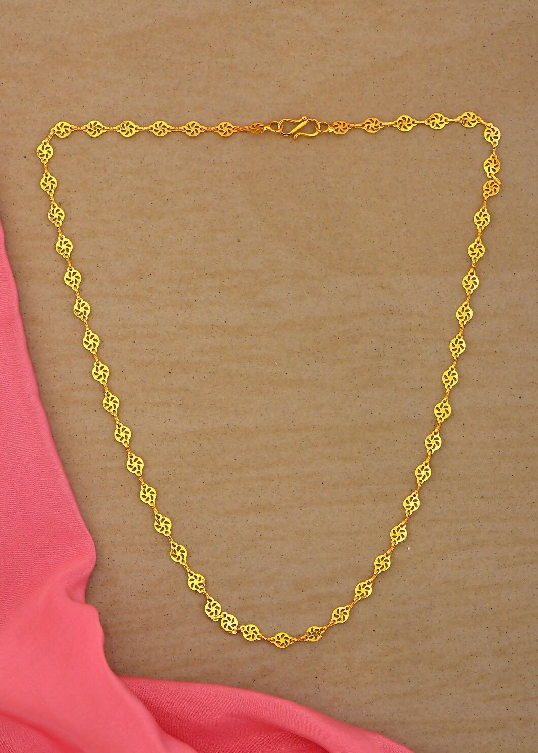 Joban Fashion Women Brass Golden Neck-Chain - Distacart