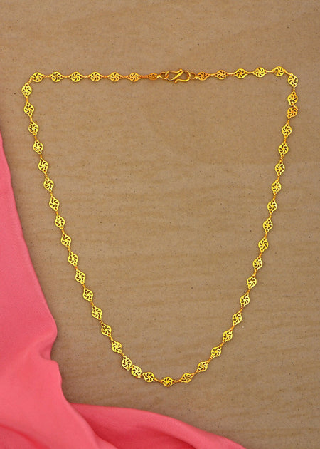 Joban Fashion Women Brass Golden Neck-Chain