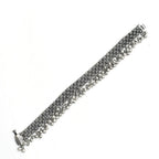 Mominos Fashion Kamal Johar Oxidised Silver Traditional Wear Anklets