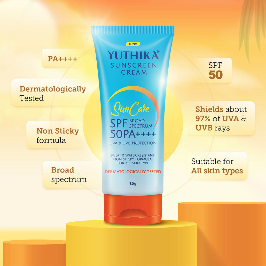 Yuthika Sunscreen Lotion SPF 50 PA+++ - Distacart
