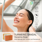 Merlion Naturals Turmeric and Sandal Glycerine Soap