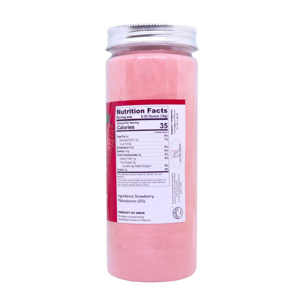 Tassyam Organics Intense Strawberry Powder - Distacart