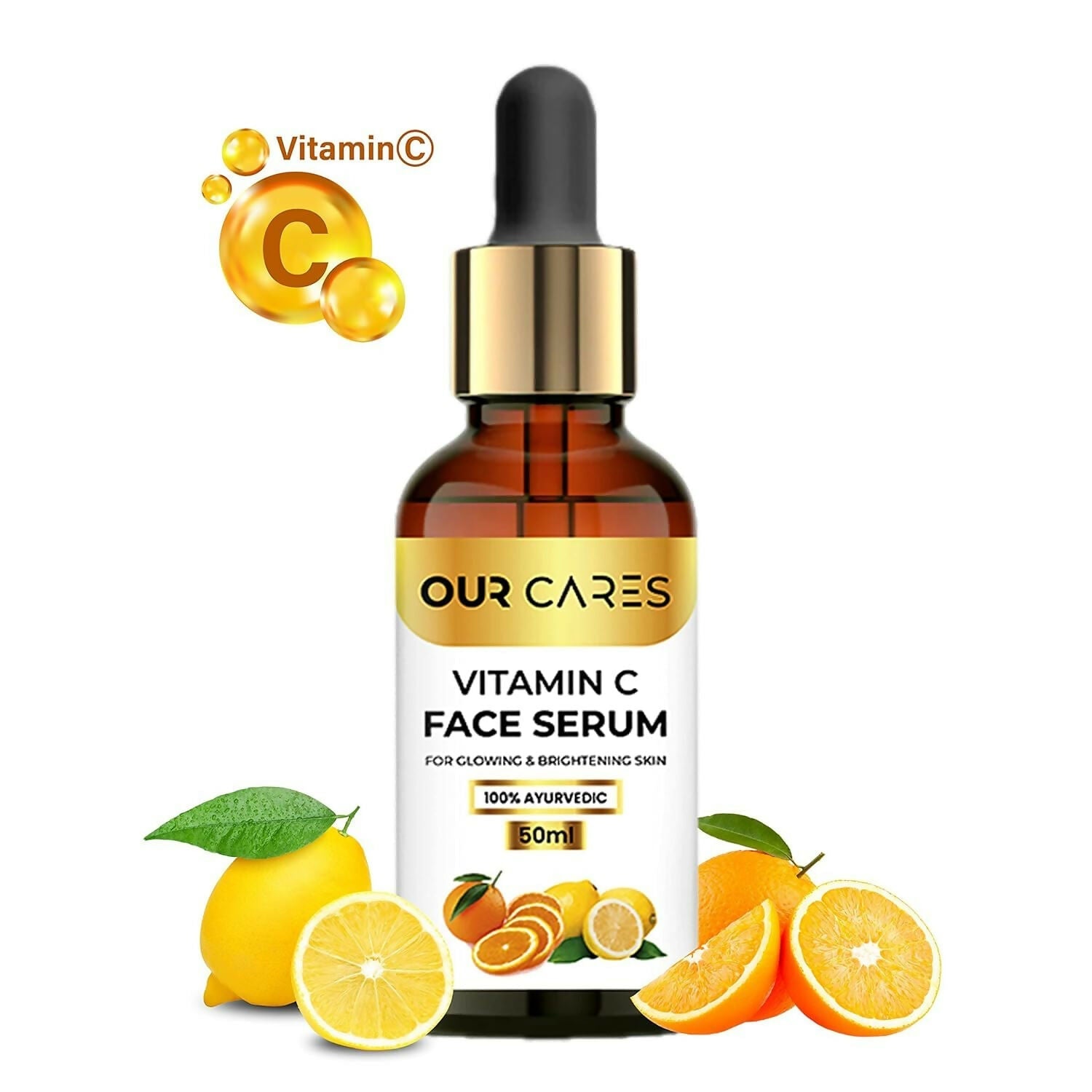 Our Cares Vitamin C Daily Glow Face Serum for Men & Women - Distacart