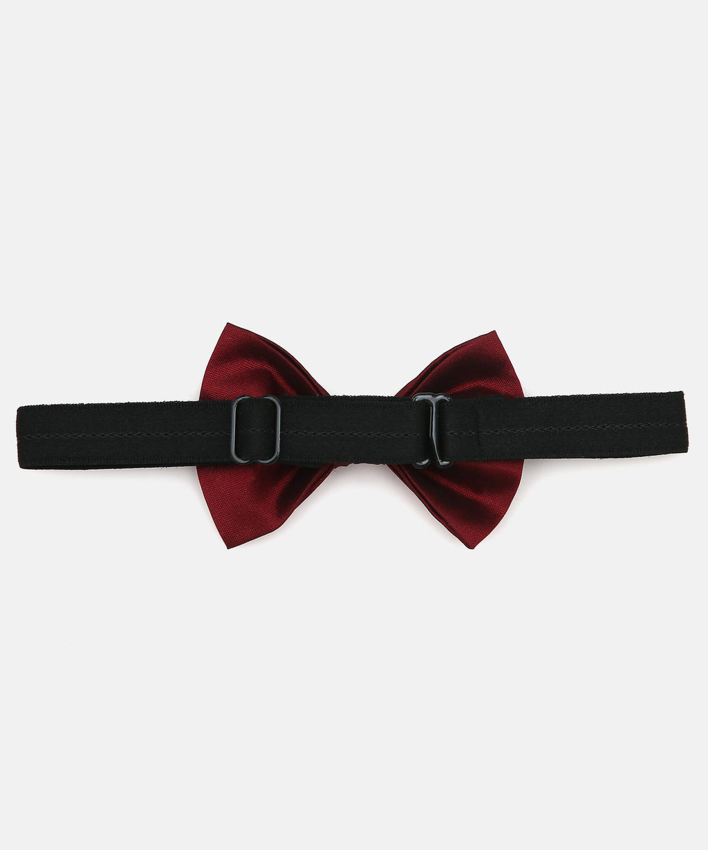 Manet Boys Solid Double Layer Bow - Maroon