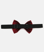 Manet Boys Solid Double Layer Bow - Maroon