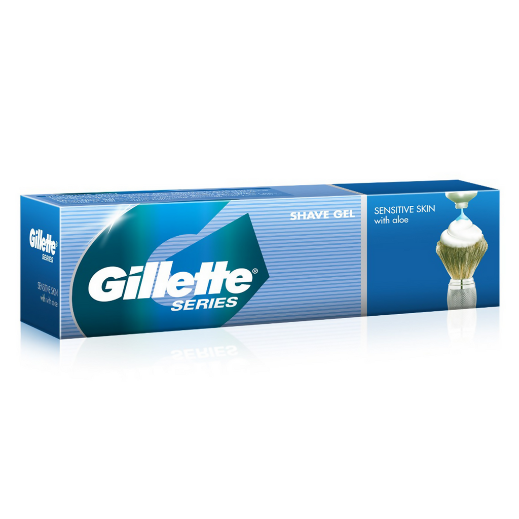 Gillette Series Sensitive Skin Shave Gel with Aloe - Distacart