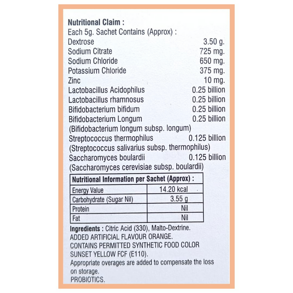 Nutrisrot Electro-Aqua Instant Hydration & Energy Drink Sachets Orange Flavour - Distacart