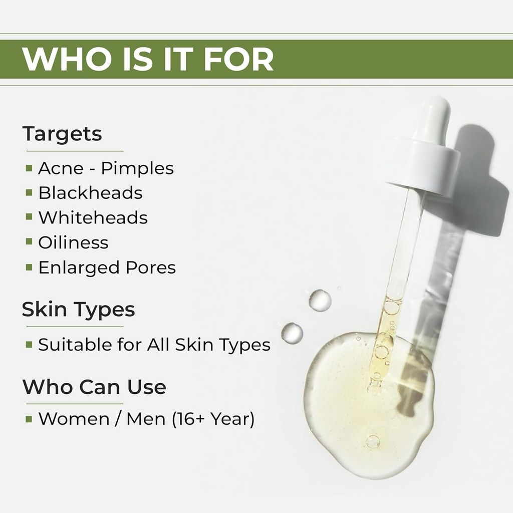 Proskire 2% Salicylic Acid Serum For Acne Blackheads & Whiteheads Control Oil & Bumpy Texture