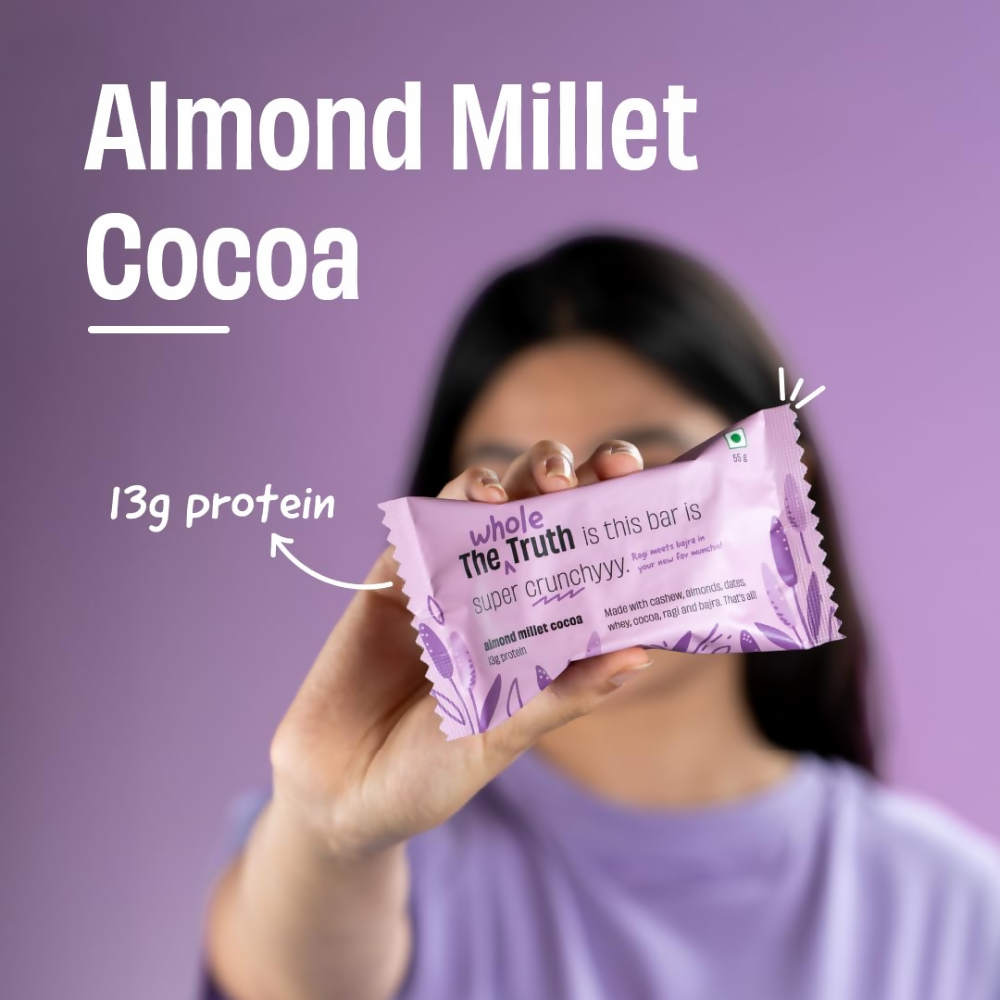 The Whole Truth Protein Bars - Assorted Millet Protein Bar - Distacart