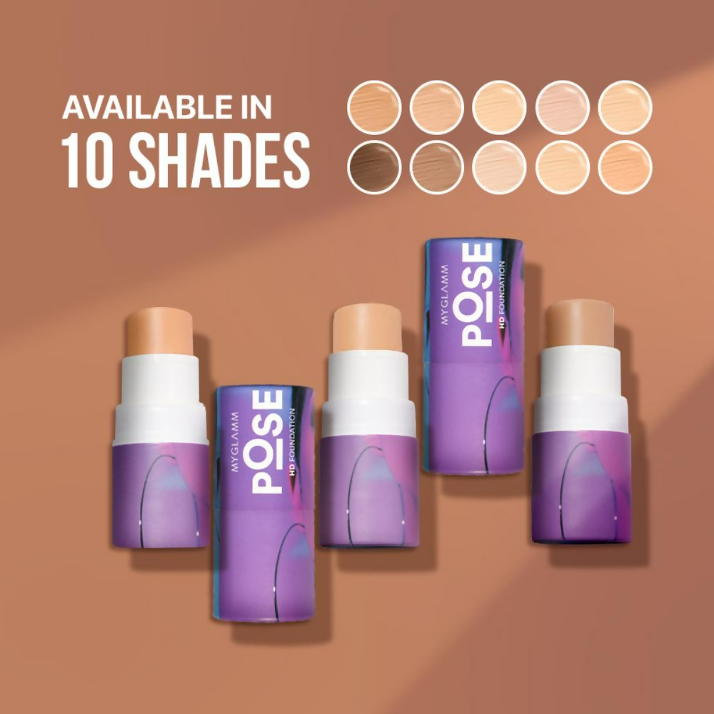 MyGlamm POSE HD Foundation Stick-Golden Honey