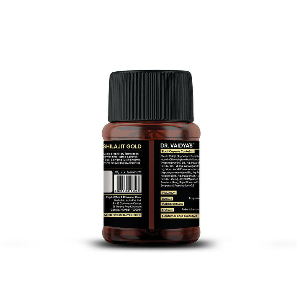 Dr. Vaidya's SJ Gold Capsules - Distacart