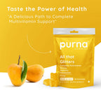 Purna Gummies Multivitamin Mango Gummies with Vitamins & Minerals