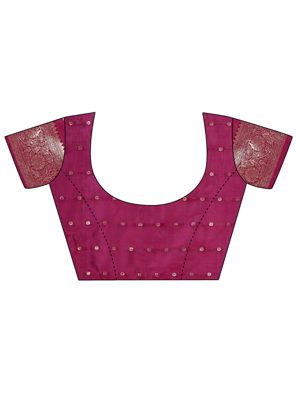 Shree Shyam Fashion Lichi Silk Purple Saree - Distacart