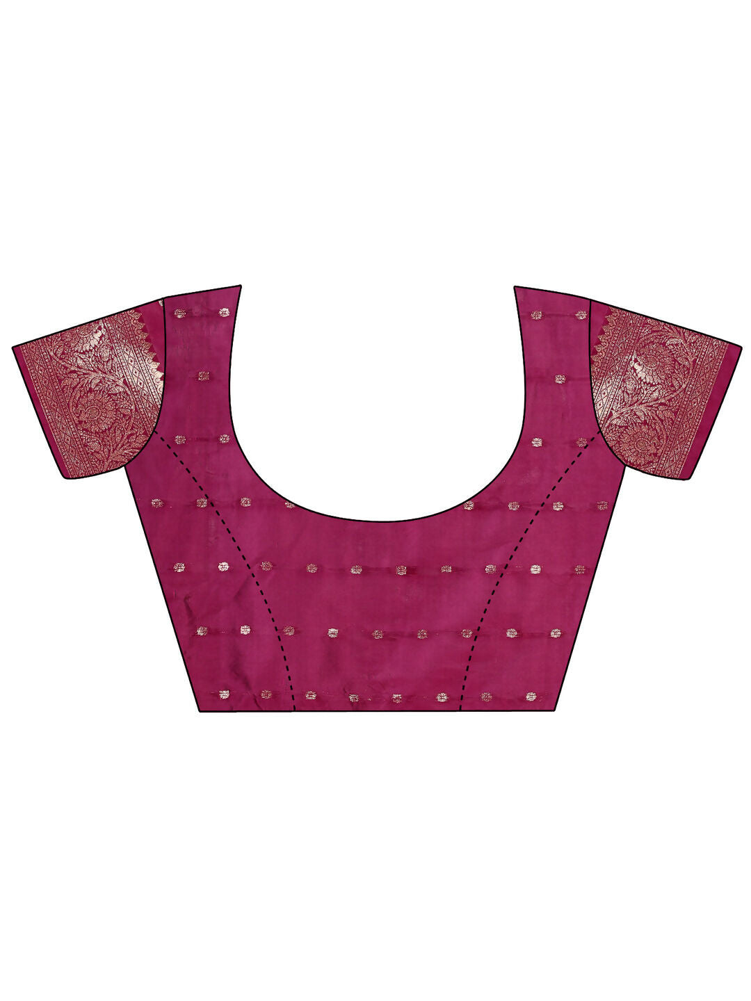 Shree Shyam Fashion Lichi Silk Purple Saree - Distacart