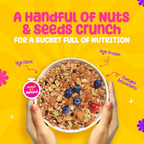 Yoga Bar Wholegrain Breakfast Muesli - Fruits, Nuts + Seeds + Dark Chocolate - Distacart