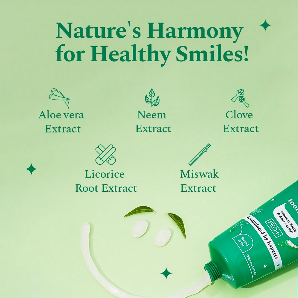 Perfora Aloe Neem Herbal Toothpaste - Fennel Mint