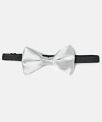Manet Boys Solid Single Layer Bow - Silver
