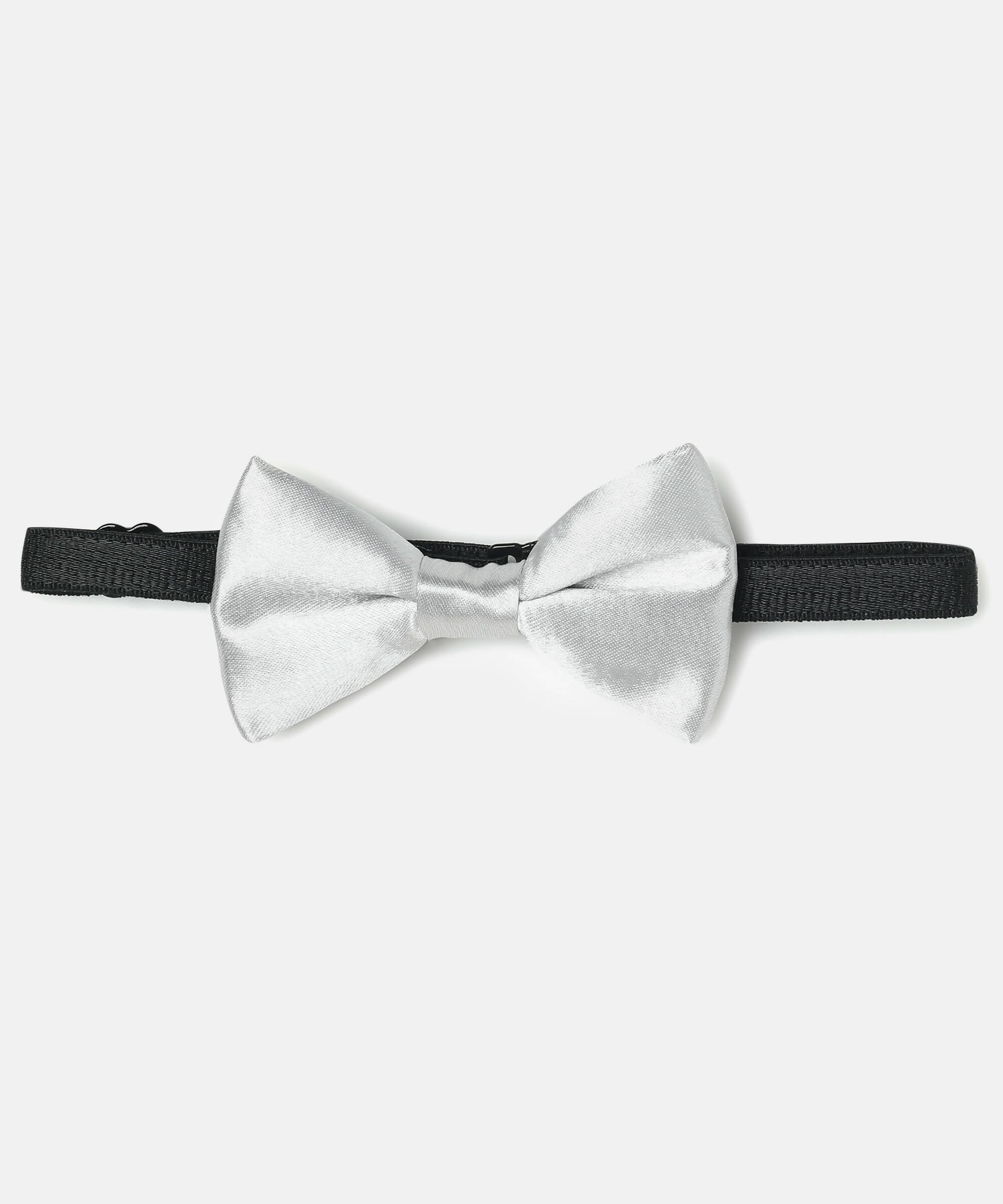 Manet Boys Solid Single Layer Bow - Silver