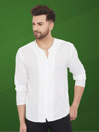Even Apparels Men's Pure Cotton White Kurta