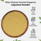 Carmel Organics Liquorice/Mulethi Root Powder