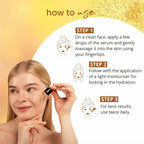 Globus Naturals Gold Radiance Anti Ageing & Brightening Face Serum, Suitable For All Skin Types - Distacart