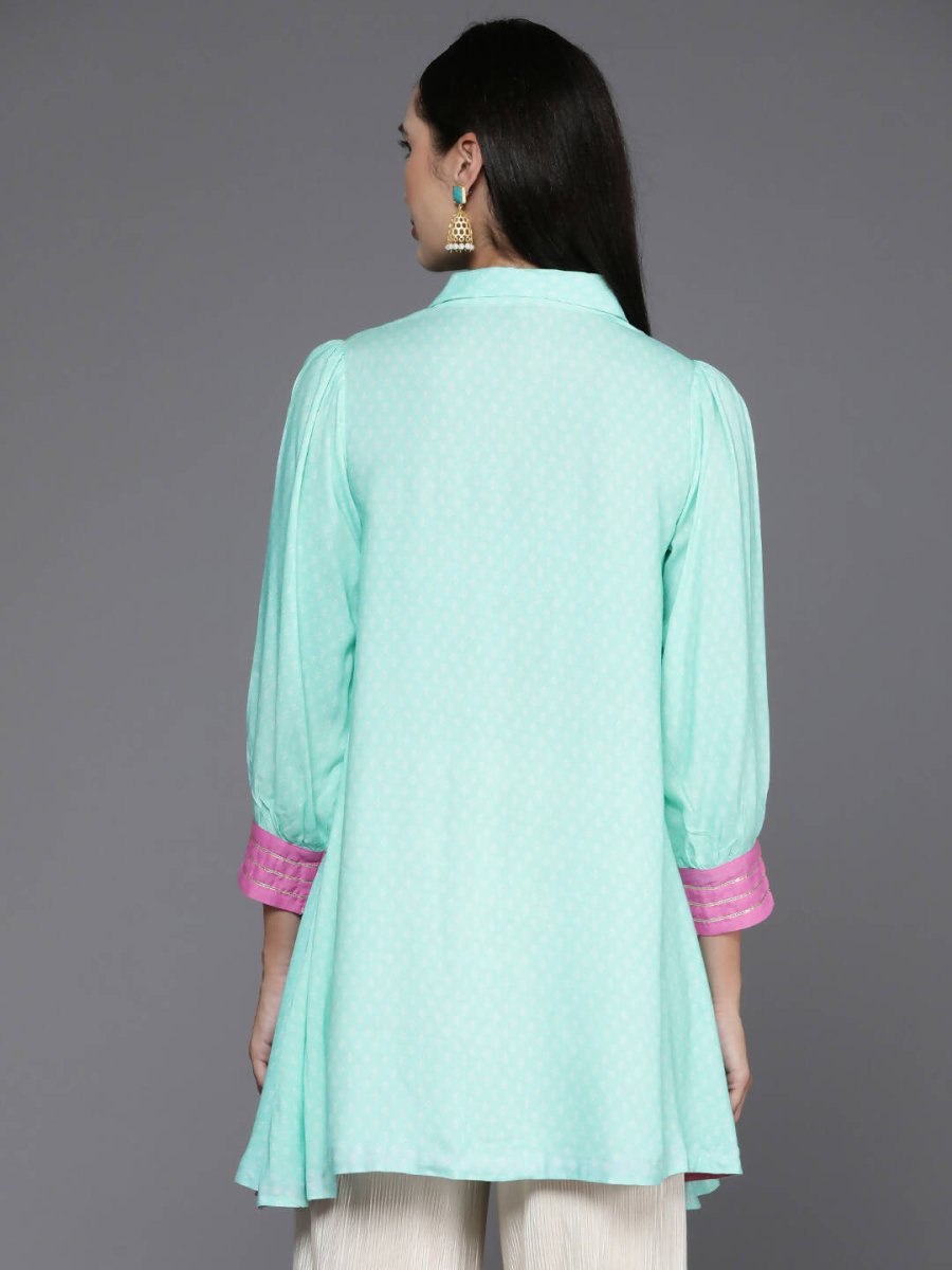 Ahalyaa Women's Traditional wear Tunic - Blue