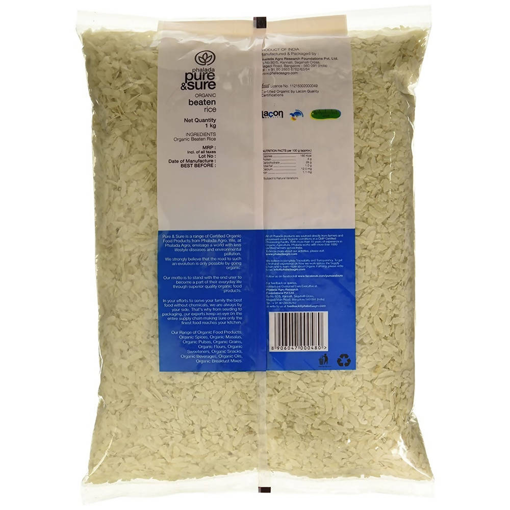 Pure & Sure Organic White Beaten Rice