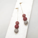 Bling Accessories Rhinestone Ball Long Earring - Distacart