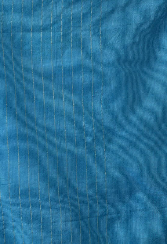 Mominos Fashion Moeza Sky Blue Bhagalpuri Handloom Silk Raj Shree Saree with unstitched Blouse piece - Distacart