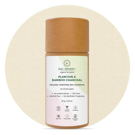 Juicy Chemistry Plantain, Bamboo & Charcoal Organic Dry Shampoo
