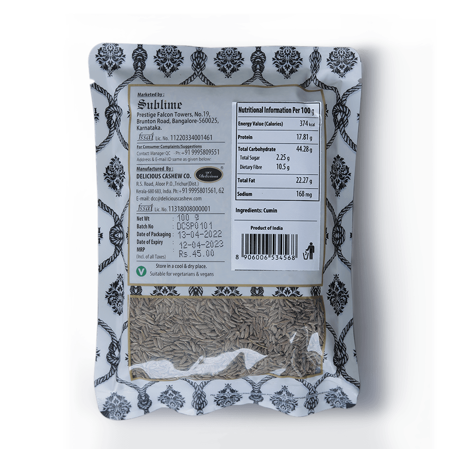 Sublime Inspiring Awe Cumin Seeds - Distacart
