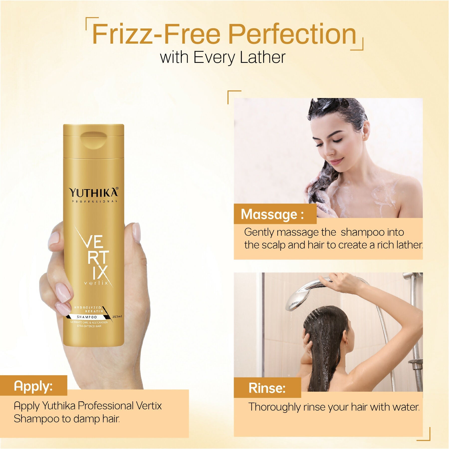 Yuthika Professional Vertix Hydrolyzed Keratin Shampoo