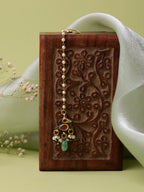 Ruby Raang Multi-Color Kundan Maang Tikka - Distacart
