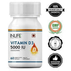 Inlife Vitamin D3 5000 IU Capsules With Gelatin