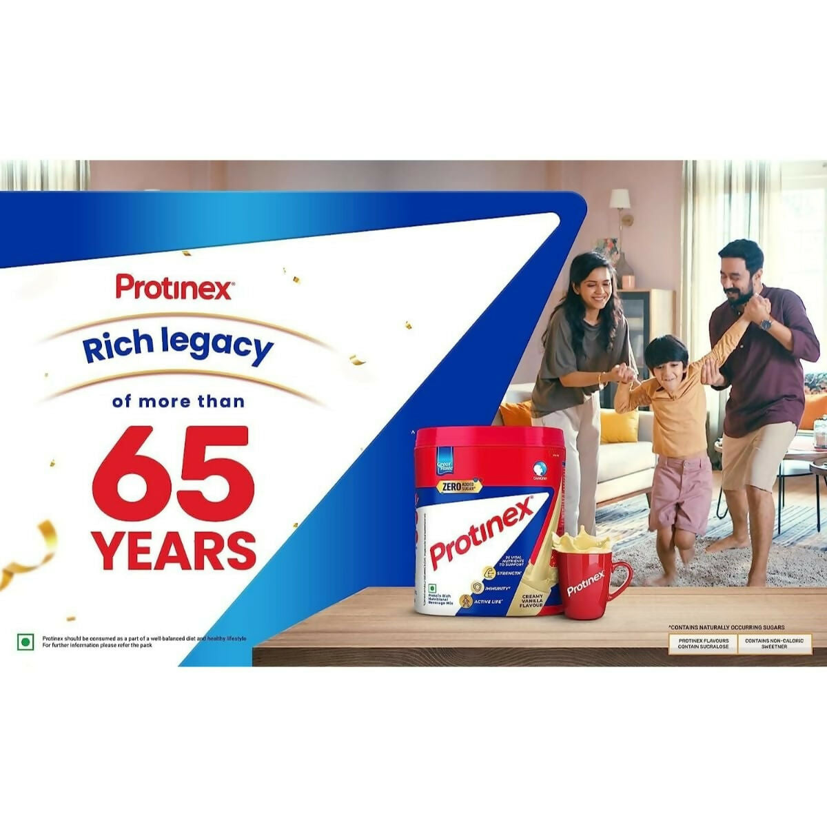 Protinex Health Supplement And Nutritional Protein Mix For Adults-(Creamy Vanilla) - Distacart