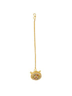 NVR Women's Trending Stylish Gold-Plated Maang Tikka - Distacart