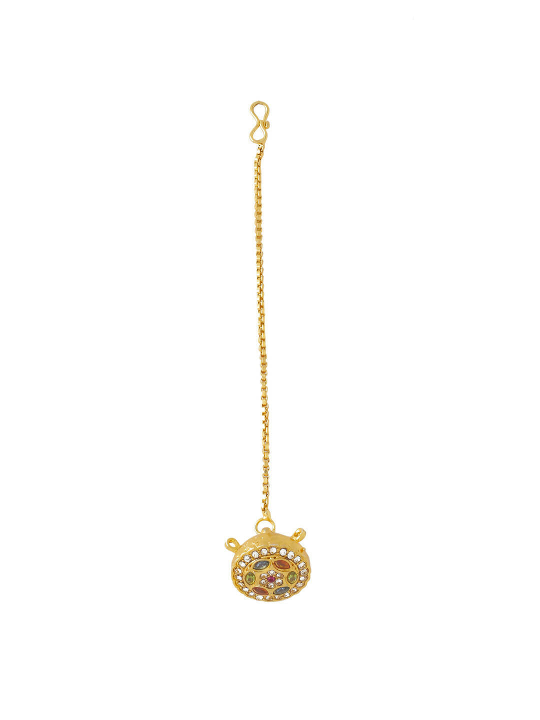 NVR Women's Trending Stylish Gold-Plated Maang Tikka - Distacart