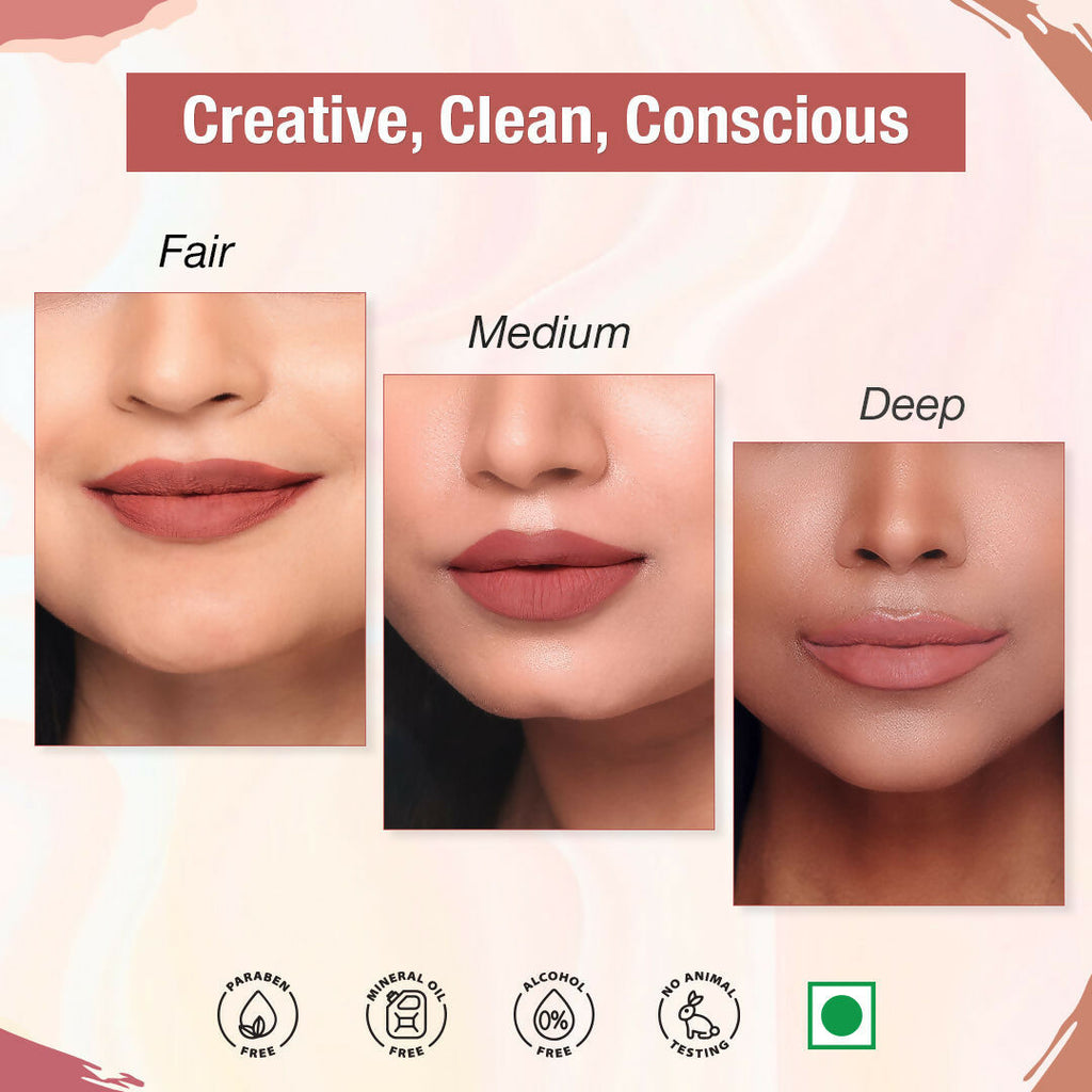 The Natural Wash Matte Velvet Longstay Liquid Mini Lipstick - 03 Magical Mauve
