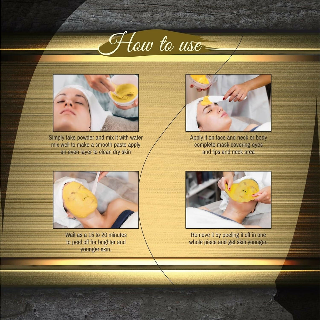 Purobio Algae Peel Off Face Mask 24k gold Facial Mask
