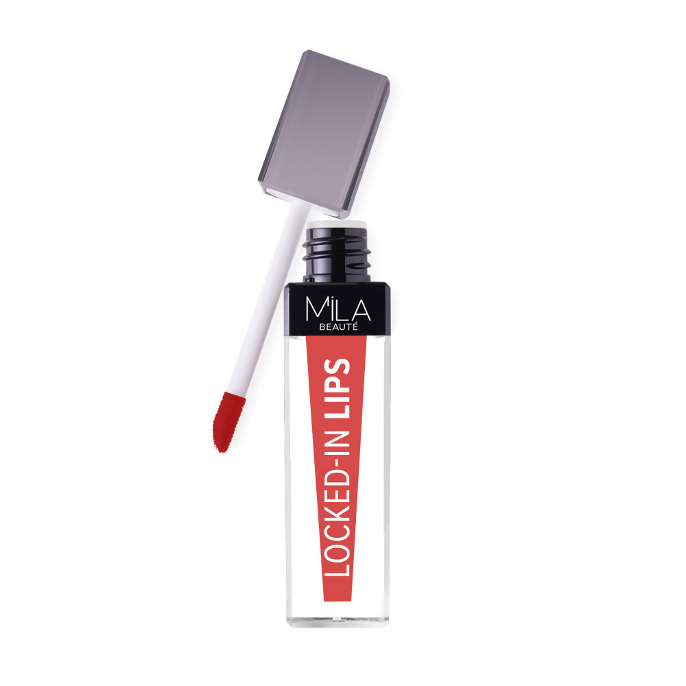 Mila Beaute 12 Hr Non-Transfer Locked-In Liquid Lipstick - Hazel Creme
