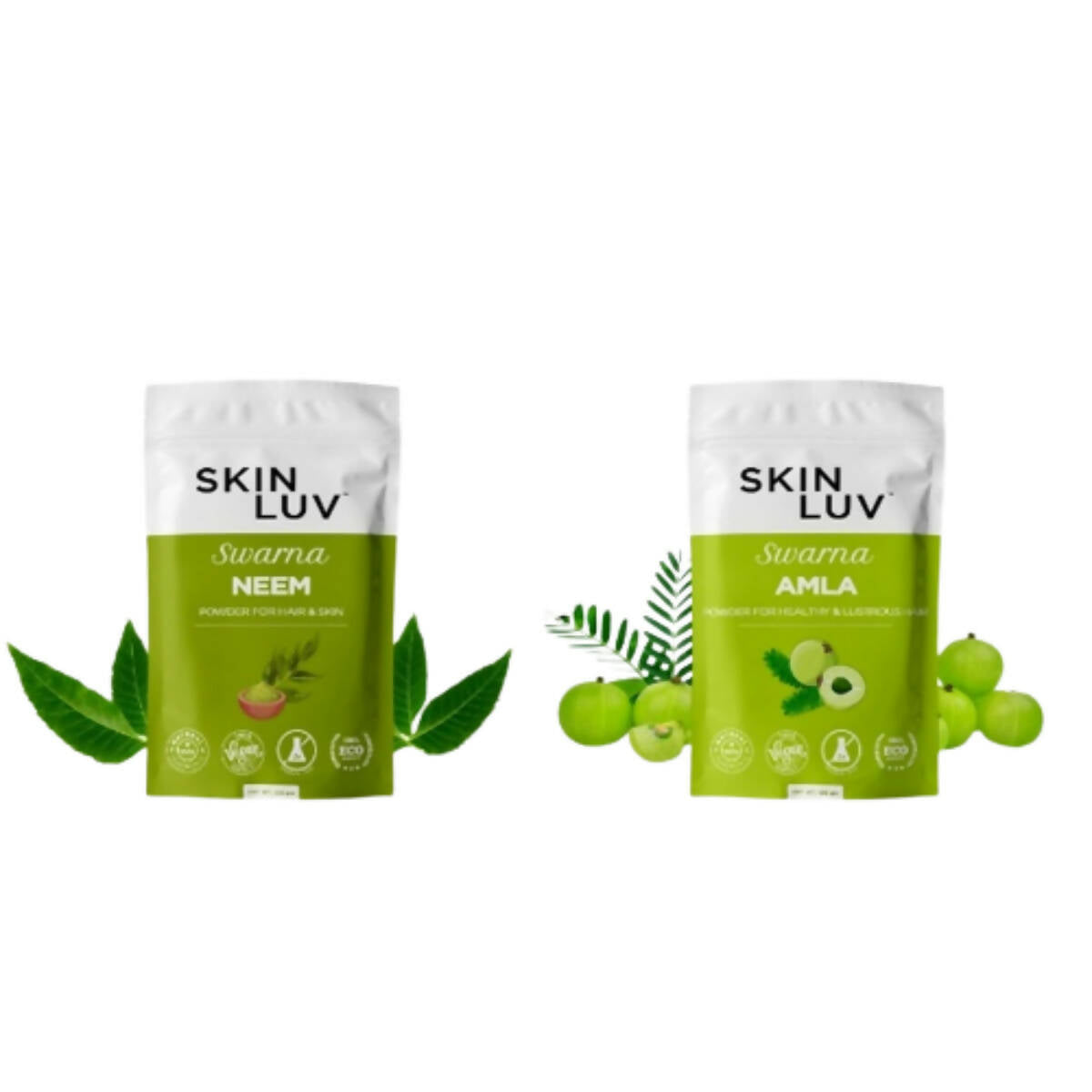 SkinLuv Swarna Neem Powder And Amla Powder Combo
