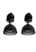 Tehzeeb Creations Black Colour Earrings Jhumki Style