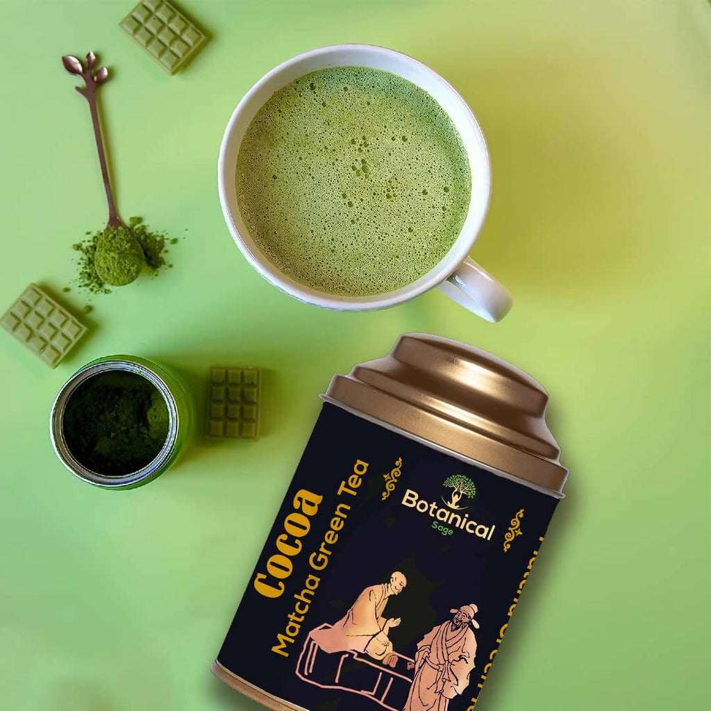 Botanical Sage Cocoa Matcha Green Tea - Distacart