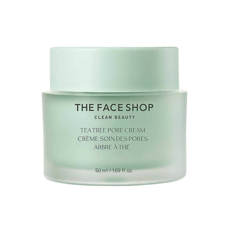 The Face Shop Tea Tree Pore Cream For Oily & Acne Prone Skin - Korean Skincare
