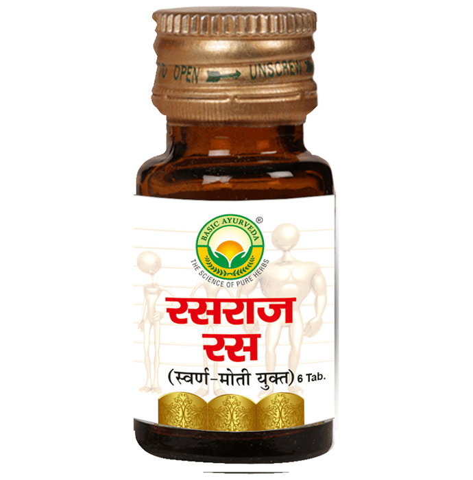 Basic Ayurveda Rasraj Ras with Gold & Pearl - Distacart