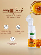 VI-JOHN Prakritik Yogurt & Honey geling Face wash Restores glow, Made With 100% Natural Bio Actives - Distacart