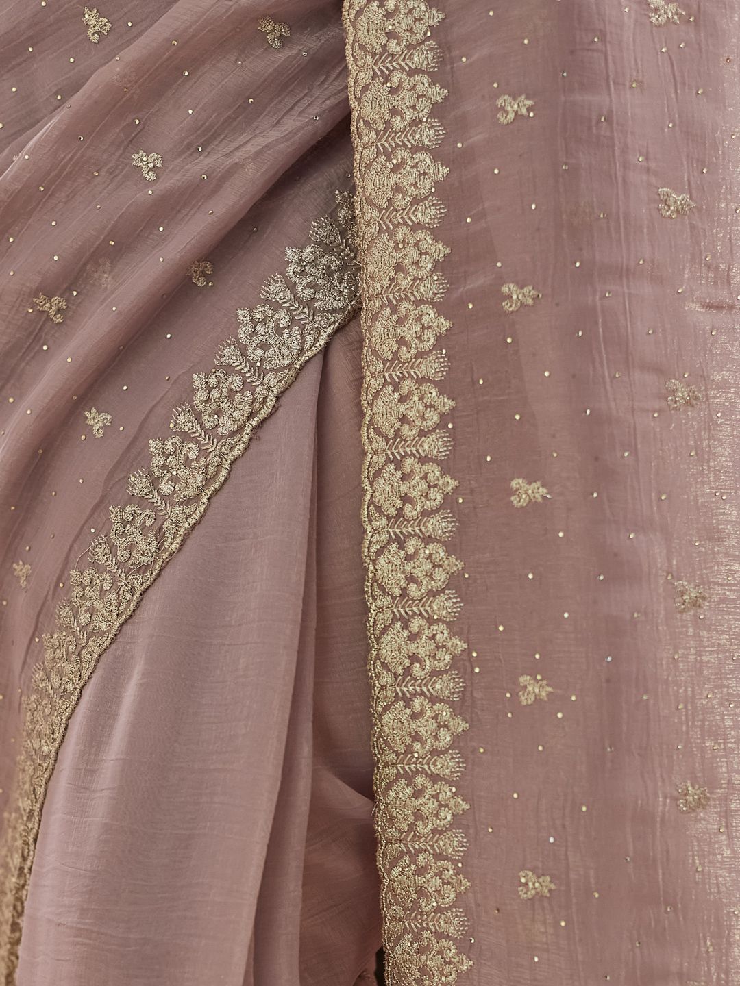 kasee Embellished Embroidered Pure Silk Saree